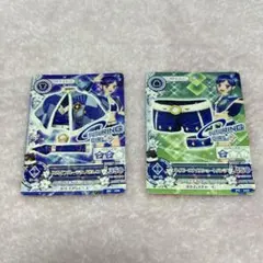 アイカツ スカイブルーテクノボレロ ネイビーエナメルショートパンツ 2枚セット