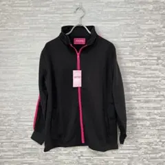 ネリネ ジャージ上下セット M ブラック ピンクライン 新品✨