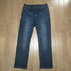 シマムラ　スリムデニム　ダークブルー