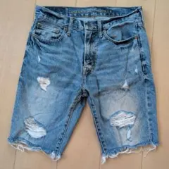 AMERICAN EAGLE ダメージデニムショーツ