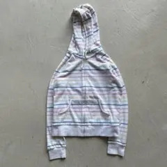 00s old gap ボーダー ジップパーカー S y2k 平成 - メルカリ