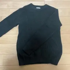 H&M ダークグリーン ケーブルニット セーター Mサイズ