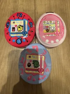 新品未開封　たまごっちチョコ缶　まめっち　くちぱっち　らぶりっち　3点セット