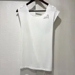 SUKALAバッククロスプリントTシャツ　S 76のサムネイル