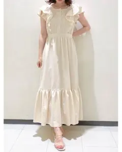 INGNI リネンライクフリルワンピースのサムネイル