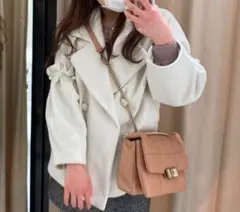 CECIL Mc BEE セシルマクビー ホワイト コート ジャケット