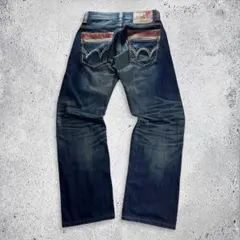grunge edwin fade damage denim pants y2k