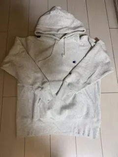 Champion リバースウィーブ パーカー グレー