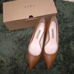 ZARA BASIC パンプス ブラウン 39
