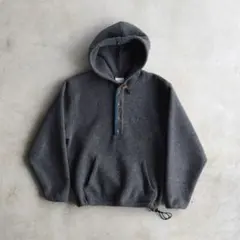 90s L.L.Beanエルエルビーン フリースパーカーM グレー ヴィンテージ