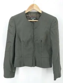 GIORGIO ARMANI ボルゴ21 90〜00s ノーカラージャケット ■のサムネイル