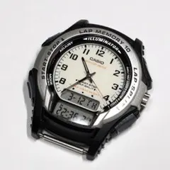 珍品 CASIO WS-300 アナデジ LAP MEMORY 10