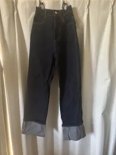 ストレートデニム ダークブルー