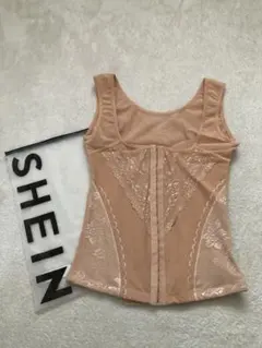 新品　SHEIN 肌色系　コルセット　ビスチェ