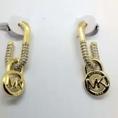 希少デザイン！新品・未使用 MICHAEL KORS ゴールド フックピアス 
