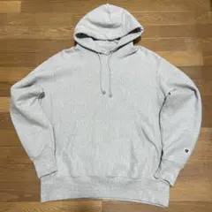 サイズL チャンピオン US企画 リバースウィーブ スウェット パーカー グレー