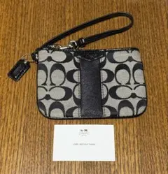 コーチ　シグネチャーポーチ　新品