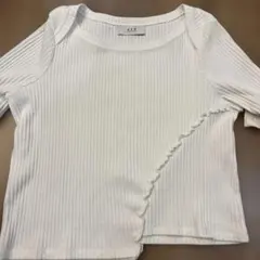 AER ADAM ET ROPE リブTシャツ ホワイトのサムネイル