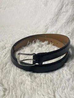 UNITED ARROWS FRENCH CALF 本革 レザーベルト ブラック