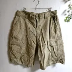 カーゴ ショートパンツ XL 2XL ベージュ ハーフパンツ