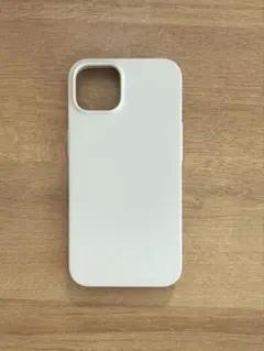 iPhone シリコンケース ホワイトライトグレーのサムネイル
