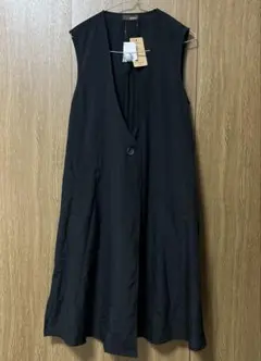 【新品未使用】ロングジレ　ロングベスト