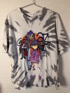 【希少・完売品】Gorillaz × H&M コラボ タイダイ柄 Tシャツ