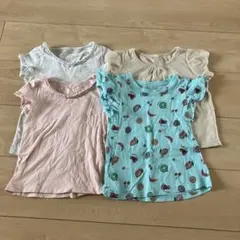 女の子Tシャツ 90cm まとめ売り　４枚セット