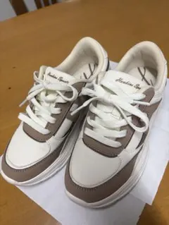 HAWKINS SPORT レディーススニーカー ベージュミックス