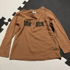 devirock 長袖カットソー 100cm ブラウン