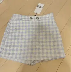 ZARA チェック　タイトスカート　ミニスカート　キュロット　新品未使用