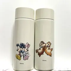 【非売品】未使用ディズニー 水筒 2本セット ミッキー ミニー チップ デール
