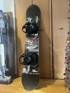 ALLIAN ダメージ　スノーボード　ビンディングセット149センチ