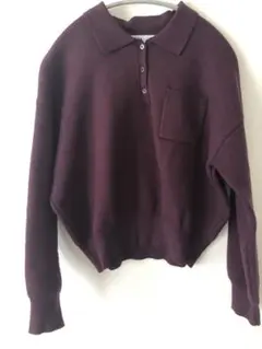 ZARA ポロ　襟付き　トレーナー　トップス