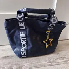 ルコック スポルティフ カートバッグ ラウンドバッグ ネイビー