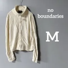 no boundaries M ハイネックジップアップセーター