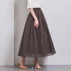 UNITED ARROWS ユナイテッドアローズ　ギャザースカート　美品のサムネイル