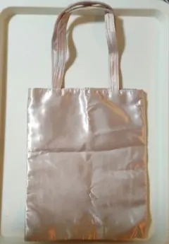 組曲 ピンク サテン トートバッグ 結婚式 サブバッグ