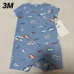 新品　60 ナイキ　NIKE 新生児 半袖　ロンパース カバーオール 3Mのサムネイル