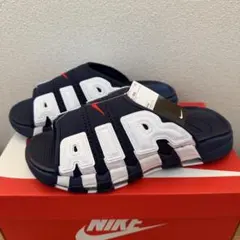 新品 ナイキ エアモアアップテンポ スライド29cm ネイビー