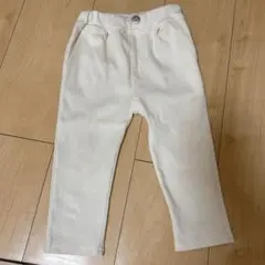 プティマイン　ストレッチパンツ　オフホワイト　サイズ80