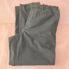 ユニクロ　スマートアンクルパンツ ブラック L 321-463930 黒 79