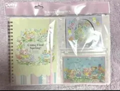 ダッフィー&フレンズ ノート シール スライドジップケース