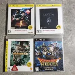 任天堂　PS3ゲームソフトまとめ売りセット　バイオハザード　スカイリム　ドラクエ