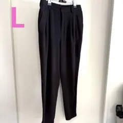 ユニクロ　クロップドパンツ　L レディース　ブラック