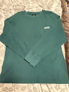 VANS グリーン ロングスリーブ Tシャツ