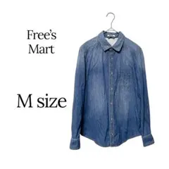 Free’s Mart デニムシャツ 長袖 コットン100% M 羽織りのサムネイル