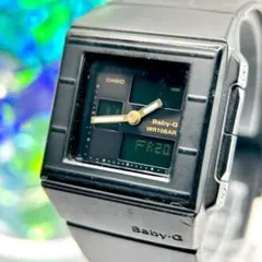 稼働品　CASIO Baby-G アシオ　メンズ　腕時計　アナデジ　スクエア