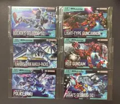ガンダム ガンプラパッケージアートグミ3 6枚セット　①