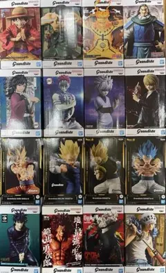 グランディスタ 16個 富岡義勇 ルフィ キルア 猗窩座 孫悟空 オカルン